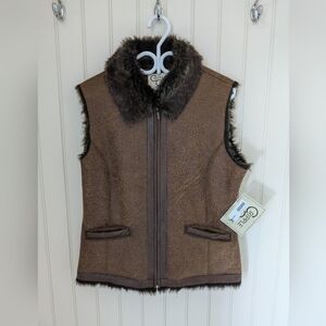 Cripple Creek faux fur vest